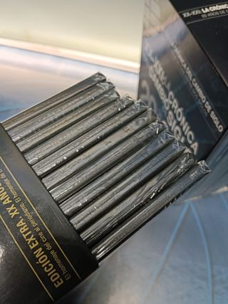 dos box, dvd, 21 dvds nuevos precintados LA CRONICA DEL CAMBIO DE SIGLO + EDICION EXTRA