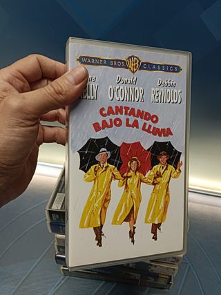 7 cintas, VHS, clásicas, casablanca, Love story, cantando bajo la lluvia y mas