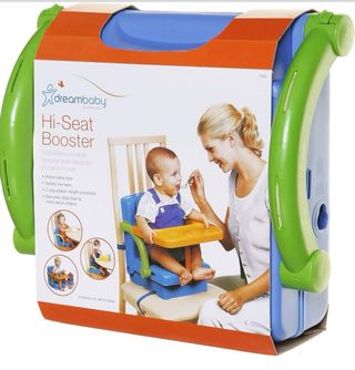 Trona-alzador portátil para viaje