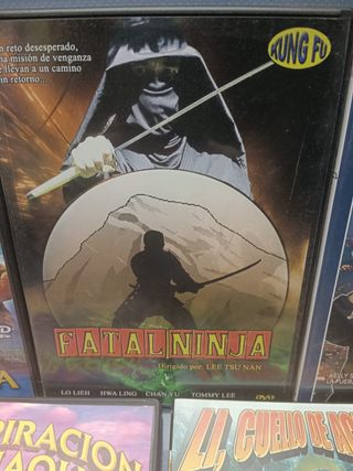 7 PELICULAS, ACCION ORIENTAL Fatal Ninja, El latigo Magico, LA fuerza del ninja, Li cuello de acero y mas