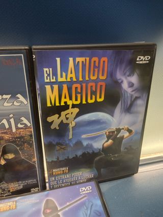 7 PELICULAS, ACCION ORIENTAL Fatal Ninja, El latigo Magico, LA fuerza del ninja, Li cuello de acero y mas