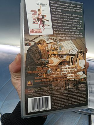 4 PELICULAS VHS románticas, Audrey Hepburn