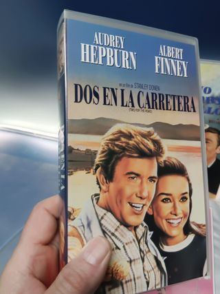 4 PELICULAS VHS románticas, Audrey Hepburn