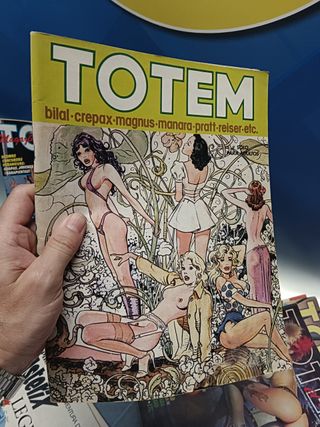7 revistas comics TOTEM magazine + TOTEM EL COMIX nº 7, 10 y 24 y especial manara