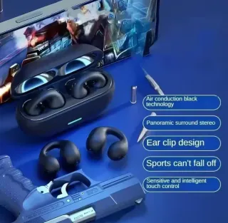 Auriculares conducción osea,  Bt5.3 Blancos