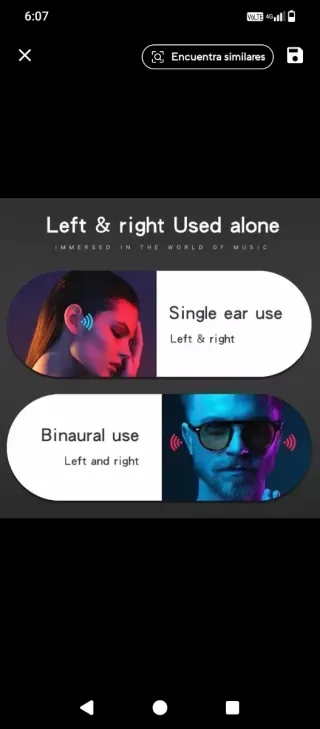 Auriculares conducción osea,  Bt5.3 Blancos