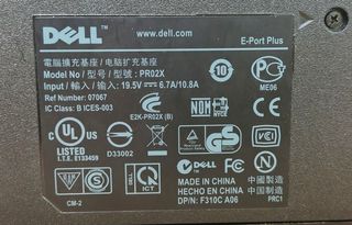 Base "Dell PR02X" para portátil