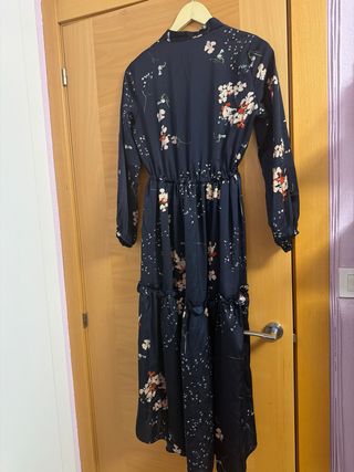 Vestido largo estampado floral