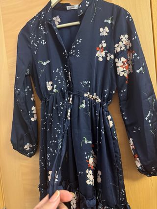 Vestido largo estampado floral