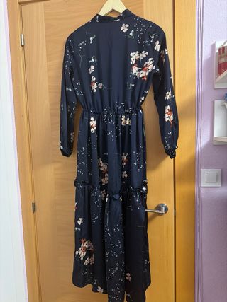 Vestido largo estampado floral