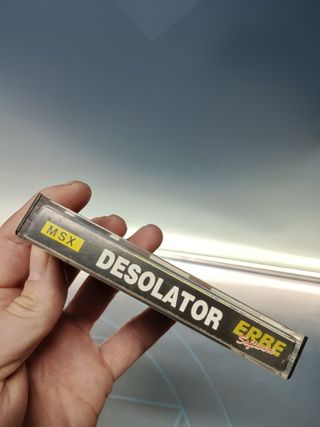 videojuego casete, cassette, DESOLATOR - ERBE - MSX