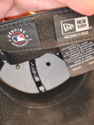 Gorra NY New Era Negra Talla M-L