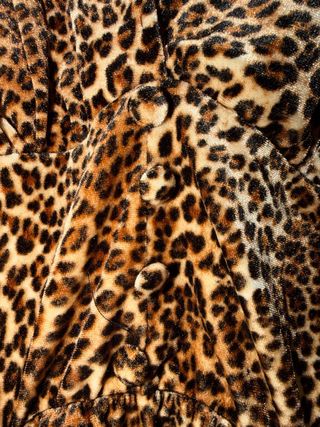 Vestido de fiesta estampado leopardo