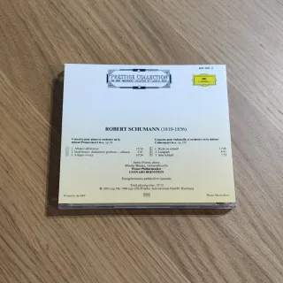 CD Schumann: Concerto para Piano / Violoncelo