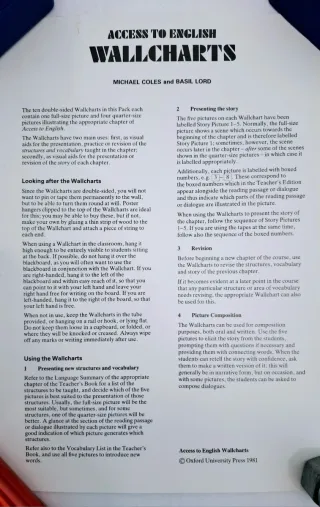 Cartel 1981 Access to English Inglés Original