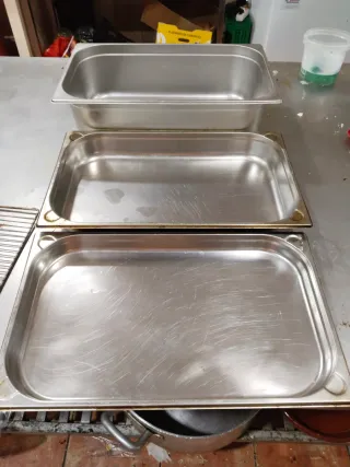 Bandejas Gastronorm Inoxidables