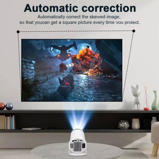 Proyector HY300 4K Android 11 Wifi Bluetooth Blanco, NUEVO, ENVIO 24H