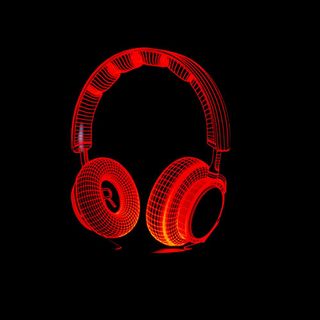 3D Ilusión Optica Auriculares Luz Nocturna Control Remoto 7/16 Colores Cambio de Botón Táctil USB de Suministro de Energía LED Lámpara de Mesa Lámpara Regalo de Cumpleaños Navidad