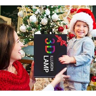 3D Ilusión Optica Auriculares Luz Nocturna Control Remoto 7/16 Colores Cambio de Botón Táctil USB de Suministro de Energía LED Lámpara de Mesa Lámpara Regalo de Cumpleaños Navidad