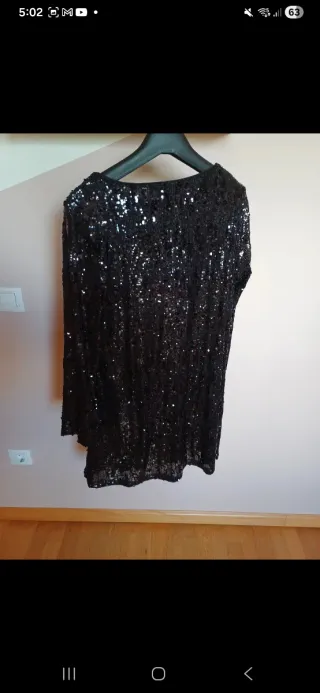 Vestido fiesta lentejuelas C&A. Nuevo con etiqueta