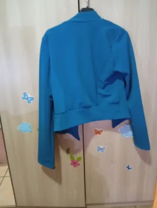 Giacca blu elettrico stile militare tg M