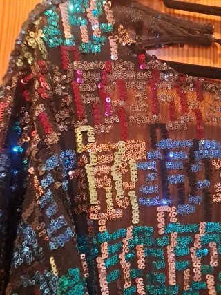 Vestido de fiesta con lentejuelas