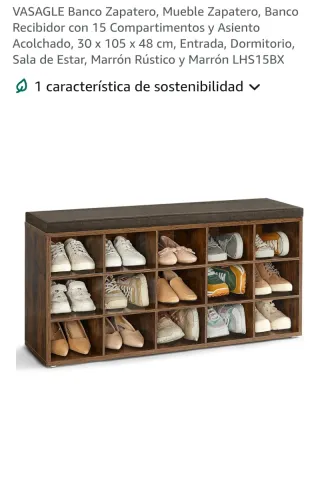 Zapatero 15 compartimentos