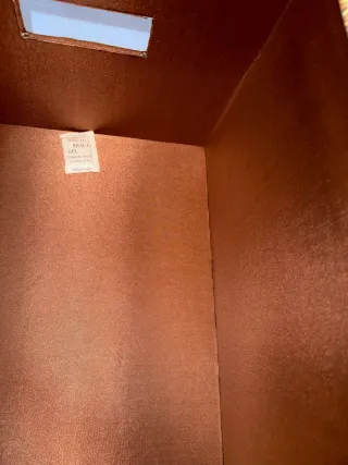 6 Cajas de Almacenaje Beige y Marrón