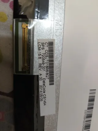 Pantalla Táctil Negra