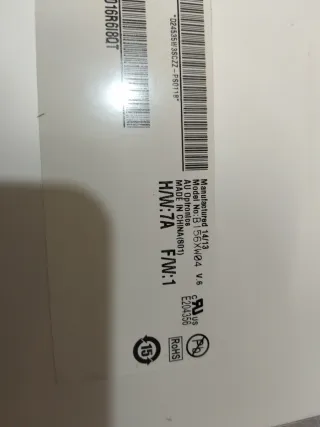 Pantalla Táctil Negra