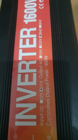 Inversor 1600W 24V Onda Pura