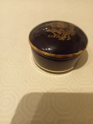 Scatola Limoges Porcellana Decorata