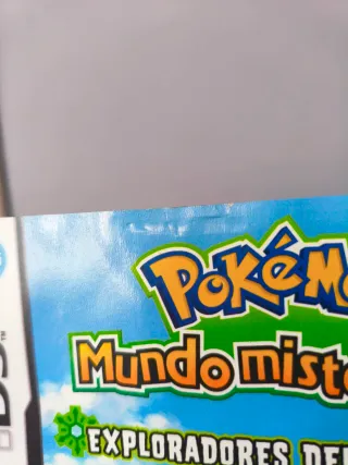 Caja y manual Pokémon Exploradores del Cielo DS