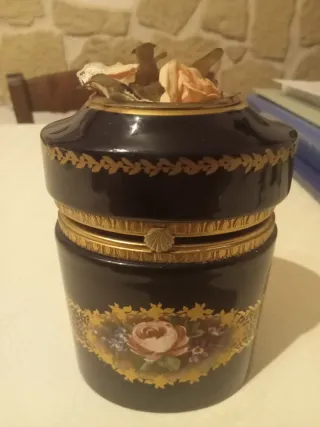 Portagioie Limoges nero e oro