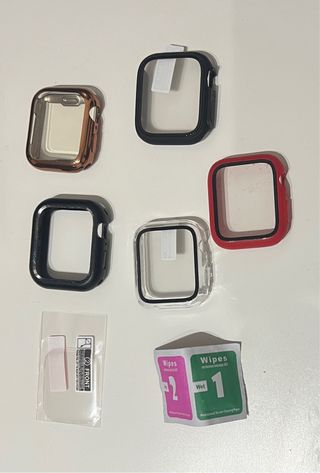Fundas Apple Watch 44mm (Negro, Rojo, Oro Rosa)