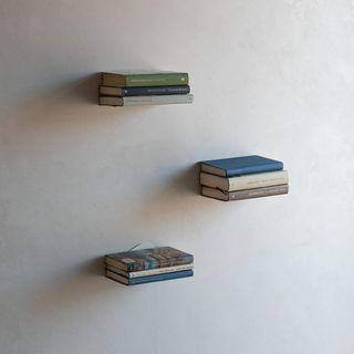 Estantería invisible Miluka blanca