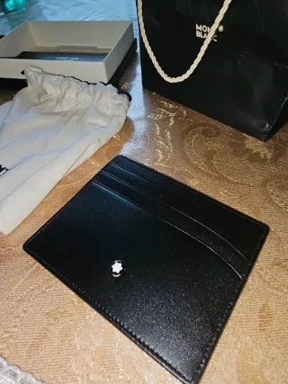 Porta documenti Montblanc nero, portafoglo