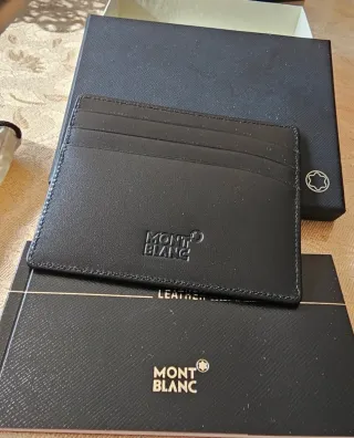 Porta documenti Montblanc nero, portafoglo