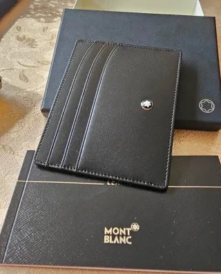 Porta documenti Montblanc nero, portafoglo