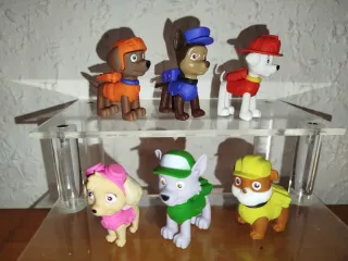Set Figuras Goma Borrar Paw Patrol