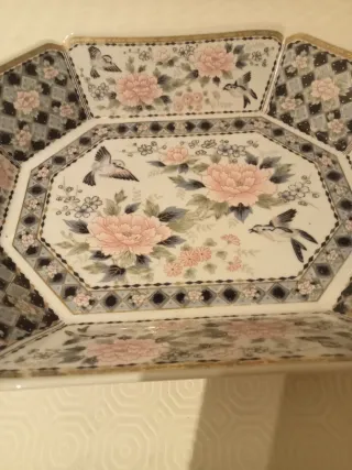 Vassoio porcellana Imari decorato