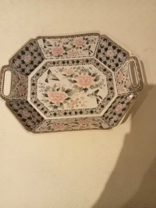 Vassoio porcellana Imari decorato