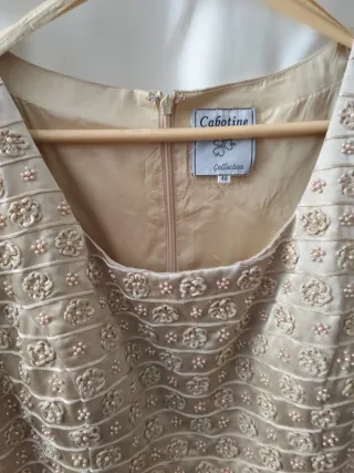 Vestido largo con pedrería