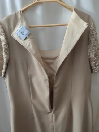 Vestido largo con pedrería