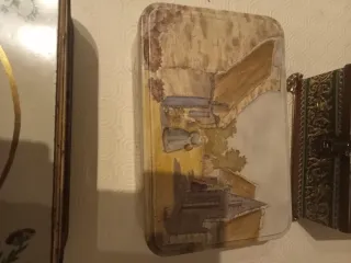 Set 3 scatole in latta vintage