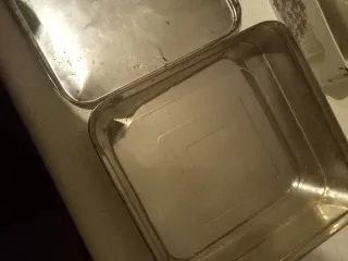 Set 3 scatole in latta vintage