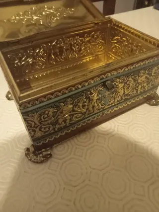 Set 3 scatole in latta vintage