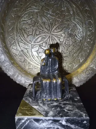 Scultura bronzo Nino Tassone "Innamorati"