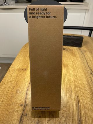 Lámpara de jardín Maytoni Negra