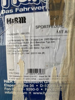 Molle H&R 28811 HA (R) Made in Germany